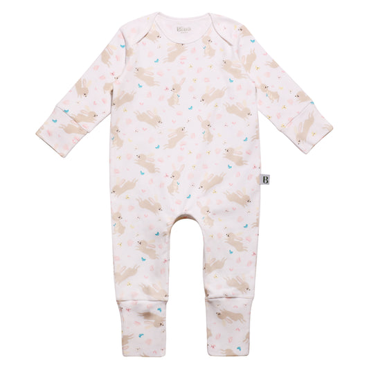 Pijamas Body Bebé Fácil cambio de Pañal de Algodón Orgánico - 1 Unidad