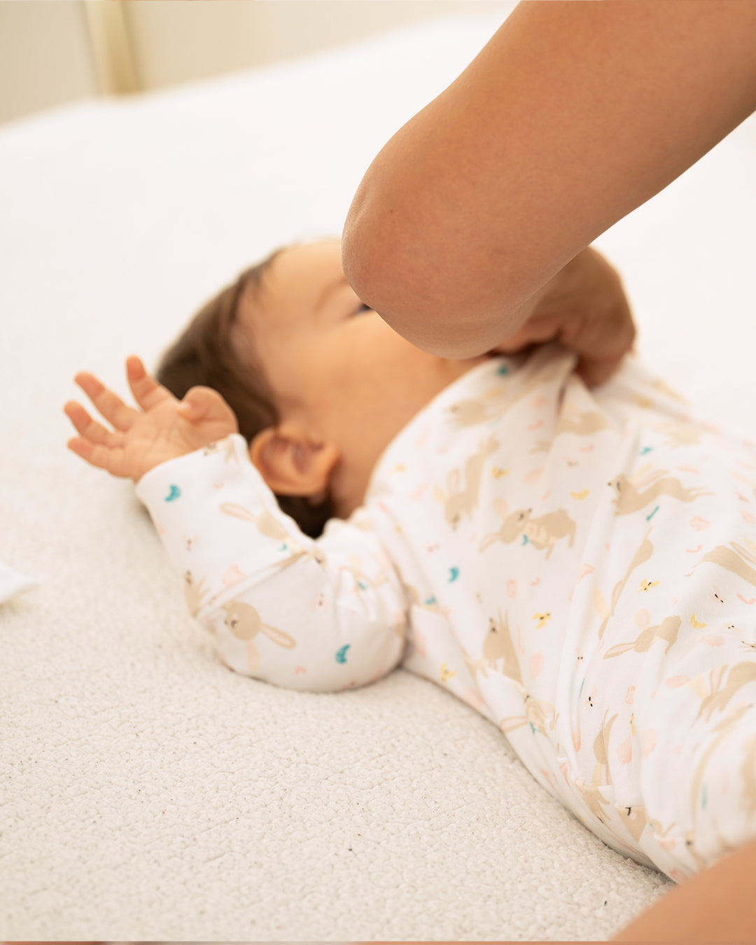 Pack de Pijamas Body Fácil cambio de Pañal Bebé de Algodón Orgánico